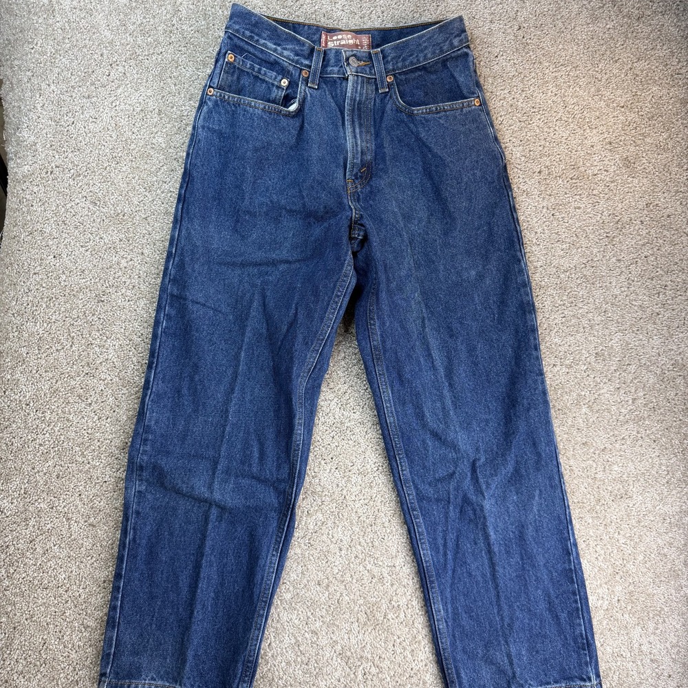 Y2K Levis 569 Loose Straight Jeans Boys 18 Regular 29x30 Relaxed Denim Student
